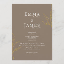 Elegant Minimalist Wedding Invitation | Modern Einladung