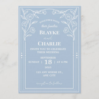 Elegant Minimalist Wedding Invitation | Modern Einladung