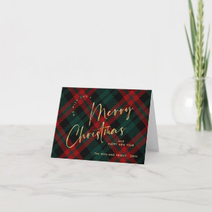 Elegant Minimalistisch frohe Weihnachtsgrüße Feiertagskarte