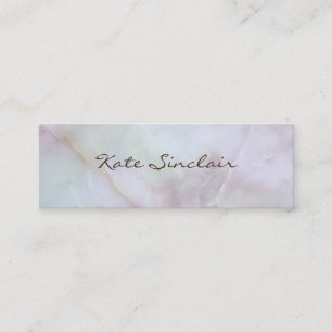 Elegant Minimalistisch modern stilvoll Mini Visitenkarte