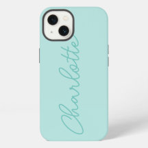 Elegant Minimalistisch Simple Green Script Monogra