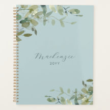 Elegant Minimalistische blaue Vegetation