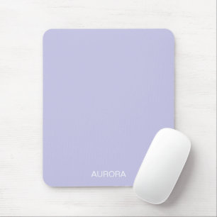Elegant Misty Lilac Personalisiert Name - Mousepad