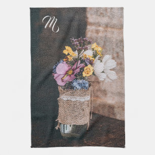 Elegant Mit Monogramm Geschirrtuch