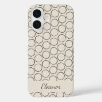 Elegant Mitte des Jahrhunderts Moderne Beige Perso