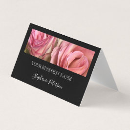 Elegant Modern Black Photo Template Professional  Visitenkarten