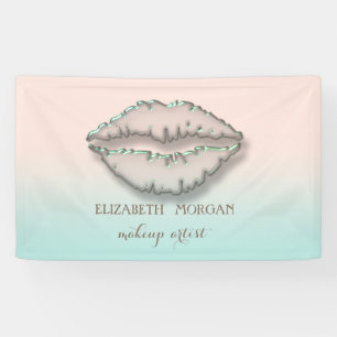 Elegant Modern Chic,Lippen Banner