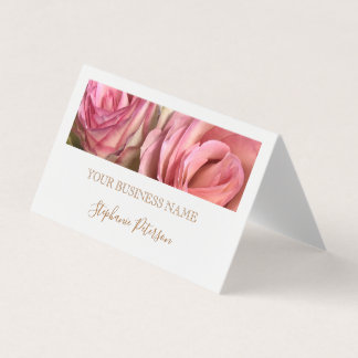 Elegant Modern Copper Custom Photo Template  Visitenkarten