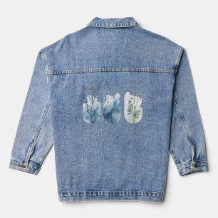 Elegant Modern Einfach Benutzerdefiniert Fügen Sie Jeansjacke