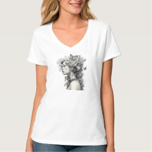 Elegant modern einfach individuell mit eigenem Fot T-Shirt