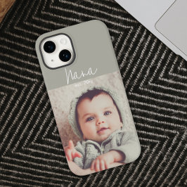 Elegant Modern Foto Nana iPhone Case