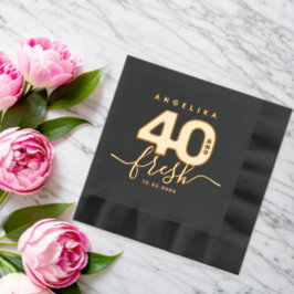 Elegant Modern Girly 40 und Fresh Servietten Mit Folie