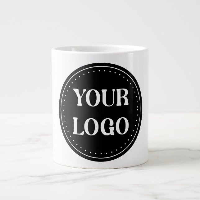 elegant, modern, raffiniert und editierbar. Jumbo-Tasse (Vorderseite)