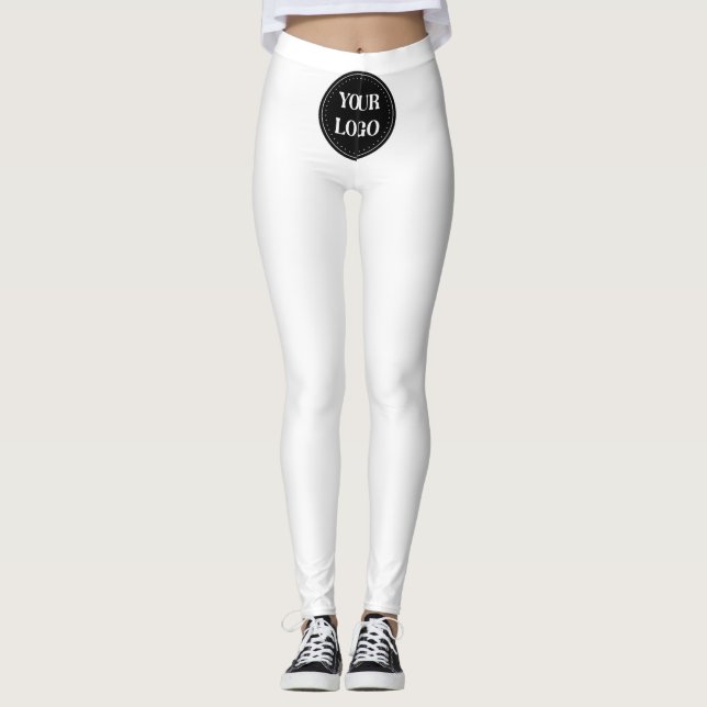 elegant, modern, raffiniert und editierbar. leggings (Vorderseite)