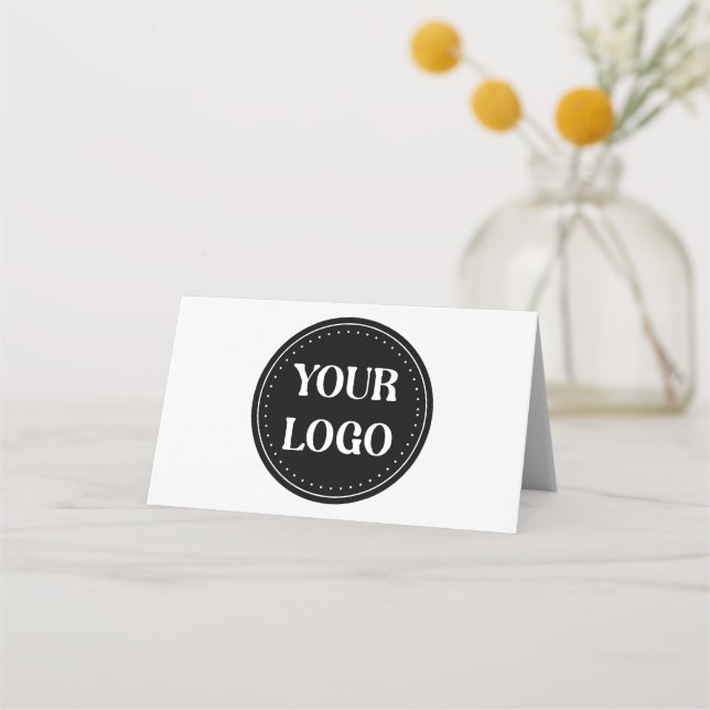 elegant, modern, raffiniert und editierbar. platzkarte (Vorderseite)