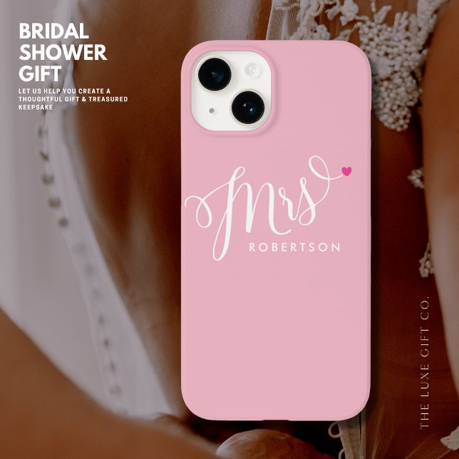 Elegant Modern Script Bride Future Mrs. Case-Mate iPhone Hülle (Von Creator hochgeladen)