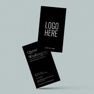 Elegant Modern Simple Logo Beruflich Stilvoll Visitenkarte