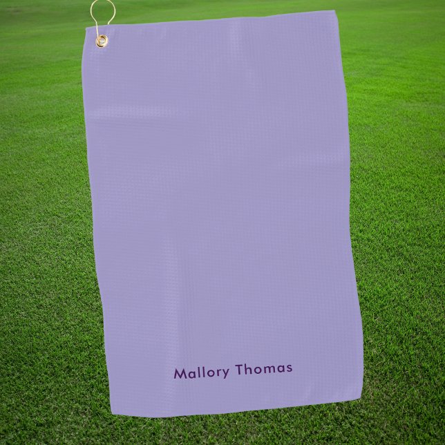 Elegant Modern Simple Professional Golfer  Golfhandtuch (Von Creator hochgeladen)
