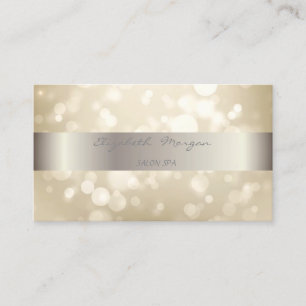 Elegant Modern Stilvoll gestylt Stripe Bokeh Visitenkarte
