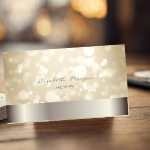Elegant Modern Stylisch Bokeh Visitenkarte