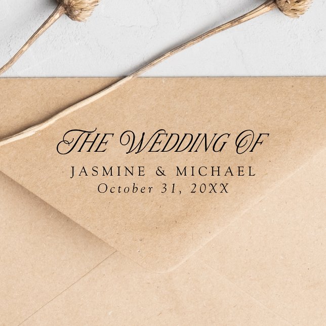 Elegant Modern Typography The Wedding Of Permastempel (Von Creator hochgeladen)