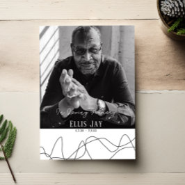 elegant | Moderne Beerdigung | Einladung