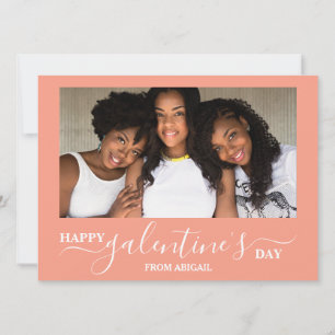 Elegant Moderne Galentine Tag Beste Freunde Foto Feiertagskarte