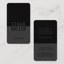 Elegant Moderne Minimalistische Schwarz und Grau V