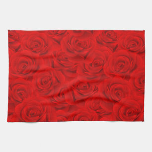 Elegant Moderne Vintag trendy floral Geschirrtuch