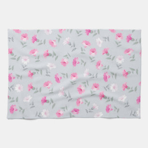 Elegant Moderne Vintag trendy floral Geschirrtuch