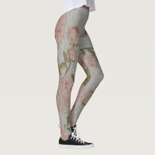 Elegant Moderne Vintag trendy floral Leggings