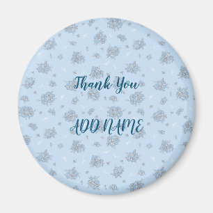 Elegant Moderne Vintag trendy floral Magnet