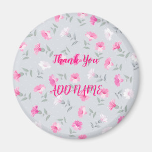 Elegant Moderne Vintag trendy floral Magnet