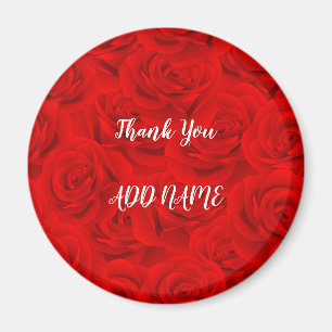Elegant Moderne Vintag trendy floral Magnet