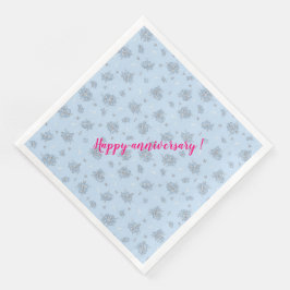 Elegant Moderne Vintag trendy floral Serviette