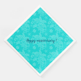 Elegant Moderne Vintag trendy floral Serviette