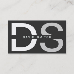 ELEGANT MODERNER EINFACHER PROFESSIONELLER WEISSE VISITENKARTE