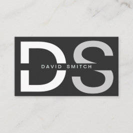 ELEGANT MODERNER EINFACHER PROFESSIONELLER WEISSE VISITENKARTE