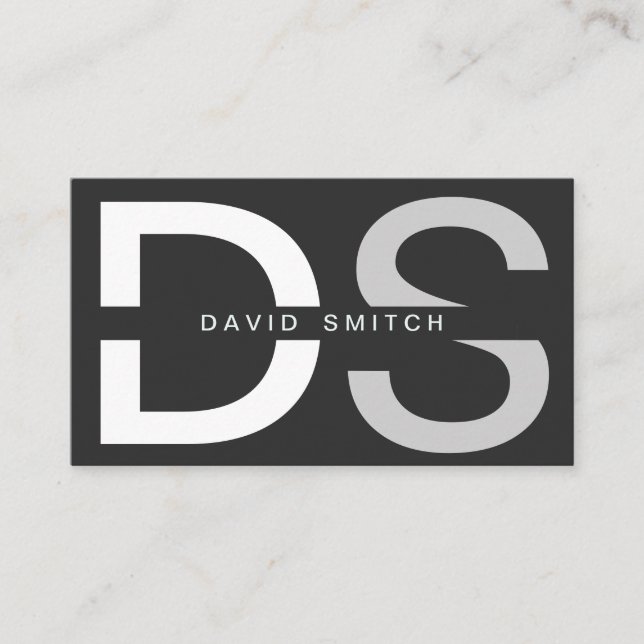 ELEGANT MODERNER EINFACHER PROFESSIONELLER WEISSE VISITENKARTE