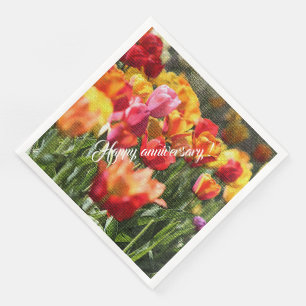 Elegant Modernes Floral Serviette
