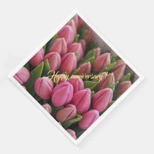 Elegant Modernes Floral Serviette