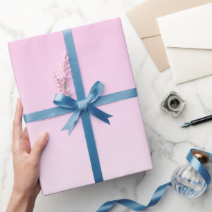 Elegant Modernes Minimalistisches Gradient Pink Om Geschenkpapier