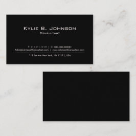 Elegant Modernes, Minimalistisches Personalisiert Visitenkarte