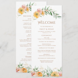 Elegant Modernes orangefarbenes Wasser Programm