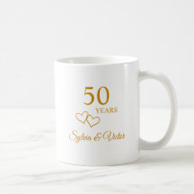 Elegant Modernes Personalisiertes Geschenk zum 50.