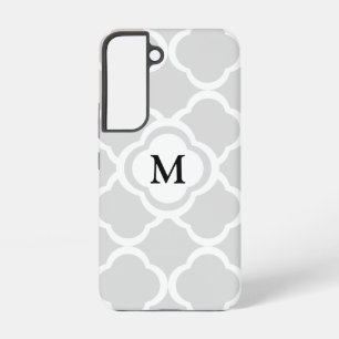 Elegant Monogram Gray Samsung Galaxy Hülle