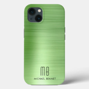 Elegant Monogram Green Case-Mate iPhone Hülle