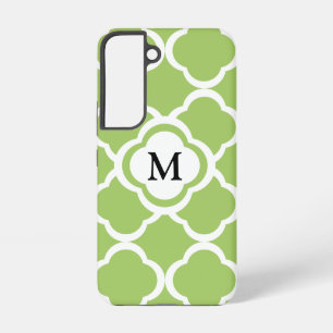 Elegant Monogram Green Samsung Galaxy Hülle