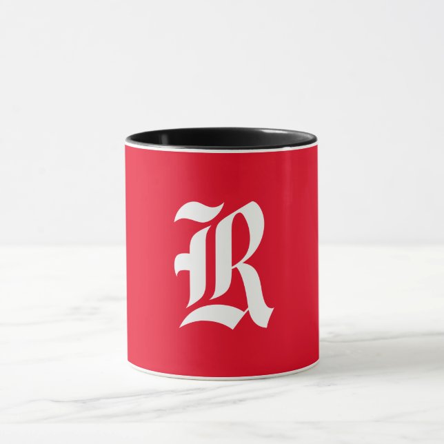 Elegant Monogram R Tasse (Zentrum)