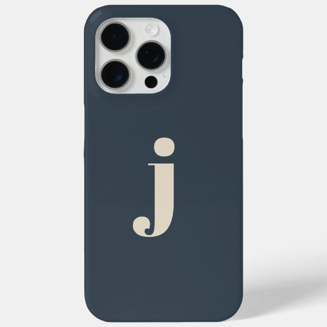 Elegant Monogram Sage Green Case-Mate iPhone Hülle (Rückseite)